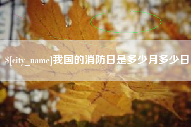 射阳我国的消防日是多少月多少日