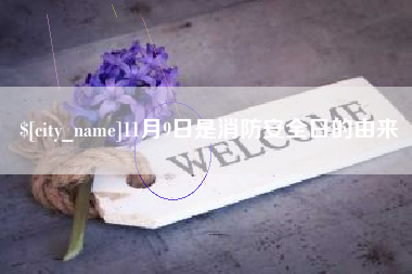 射阳11月9日是消防安全日的由来