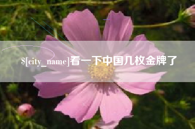 射阳看一下中国几枚金牌了