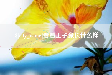 射阳看看王子豪长什么样