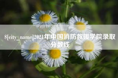 射阳2021年中国消防救援学院录取分数线