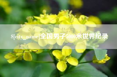 射阳全国男子5000米世界纪录