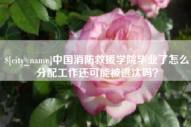 射阳中国消防救援学院毕业了怎么分配工作还可能被逃汰吗？