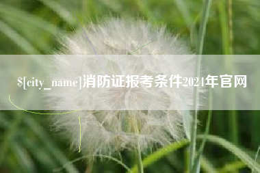 射阳消防证报考条件2024年官网