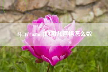 射阳地图九宫格怎么数