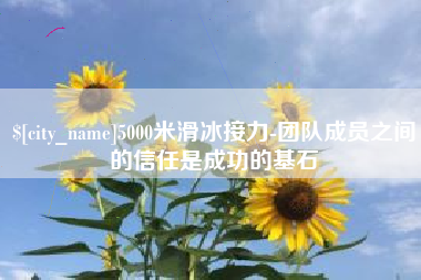 射阳5000米滑冰接力-团队成员之间的信任是成功的基石