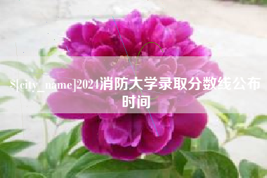 射阳2024消防大学录取分数线公布时间