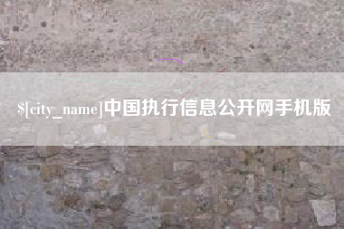 射阳中国执行信息公开网手机版