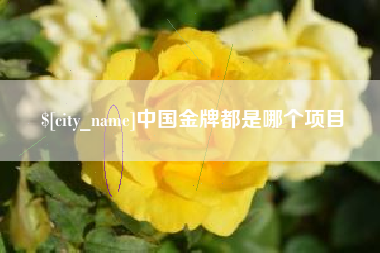 射阳中国金牌都是哪个项目