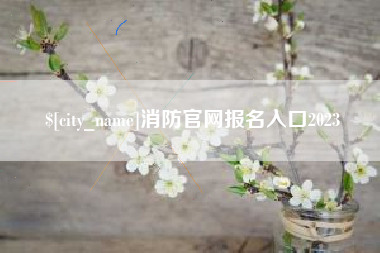 射阳消防官网报名入口2023