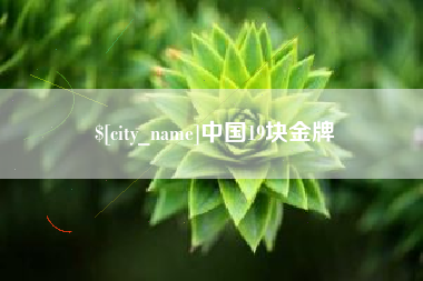 射阳中国19块金牌