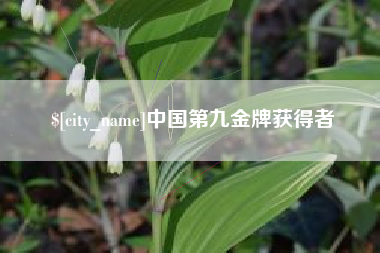 射阳中国第九金牌获得者