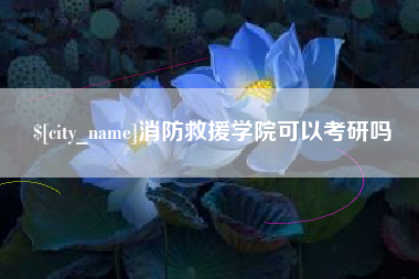 射阳消防救援学院可以考研吗