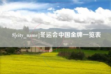 射阳冬运会中国金牌一览表