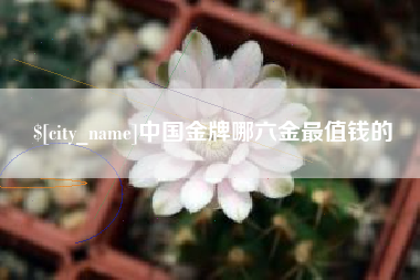 射阳中国金牌哪六金最值钱的