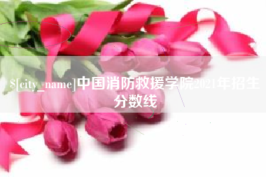 射阳中国消防救援学院2021年招生分数线