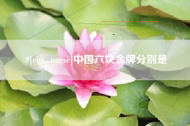 射阳中国六块金牌分别是