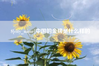 射阳中国的金牌是什么样的